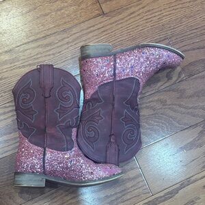 Toddler girls 10 pink cowgirl boots